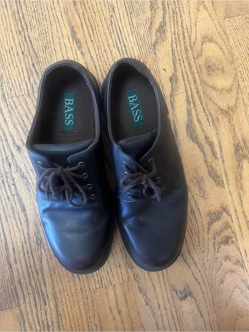 Bass Men's Oxfords in Dark Brown Leather
